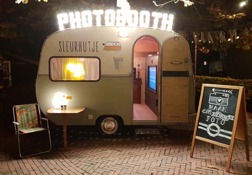 caravan photobooth sleurhutje fotokast evenement